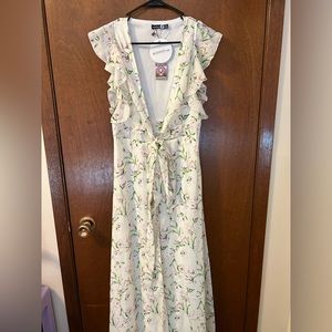 BooHoo Floral Wrap Dress